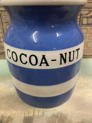 Green cornishware cocoa - t, cocoa-