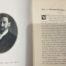 Lancashire 1906 WM Joseph FITZHERBERT-BROCKHOLES - Claughton on Brock GARSTANG