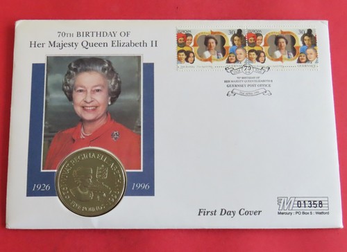 Guernsey 1996 qeii - guernsey, 70th