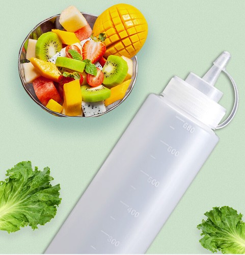 Plastic squeeze sauce - 8x,