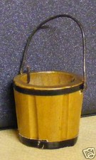 Dolls House Wooden Bucket Pail