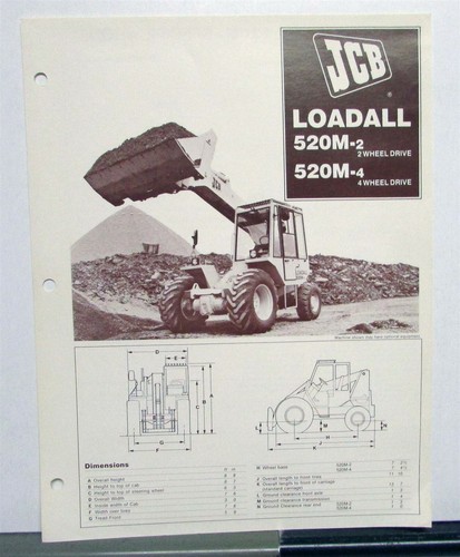 1986 jcb loadall 520m 4 - jcb, 2/4