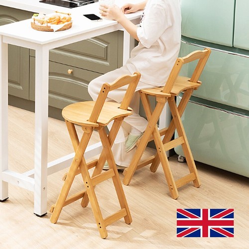 Wooden folding bar stool - wooden,