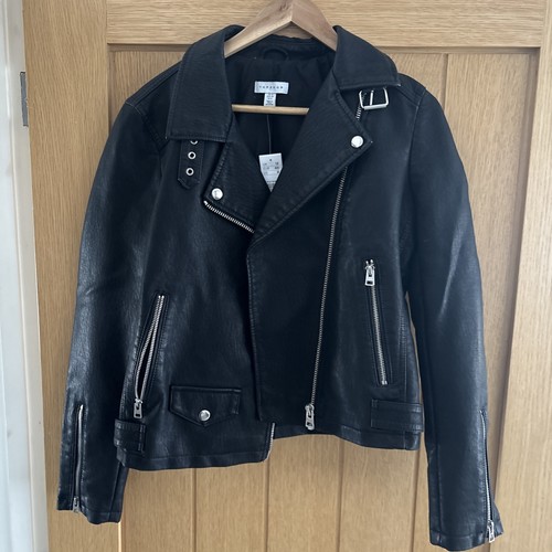 Topshop black biker jacket - topshop,