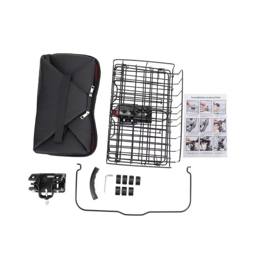 Foldable bike basket - bike,