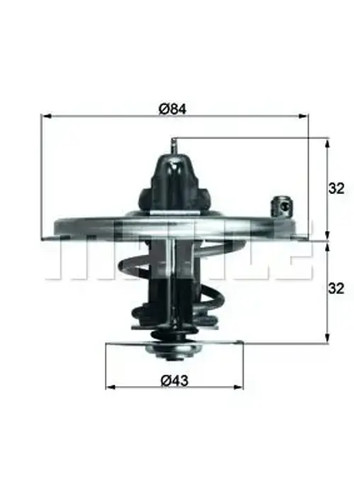 Thermostat 85d mahle for - thermostat, tx