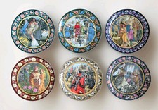 Set of 6 Wedgwood Plates "The Legend of King Arthur" (1986)