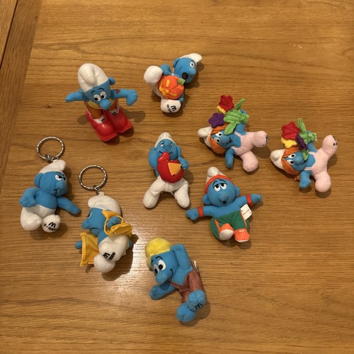 Smurfs calendar 2000 plushies - calendar,