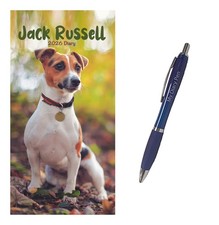 Jack Russell Terriers Slim Diary 2026 + EXCLUSIVE LIMITED EDITION PEN