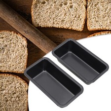 2X SMALL 6INCH LOAF TIN BAKING