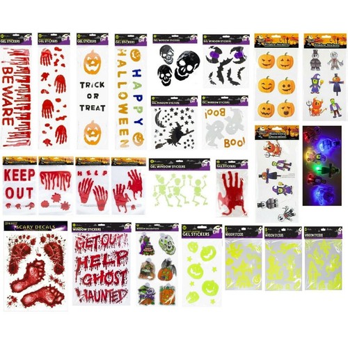 Halloween window stickers - halloween,