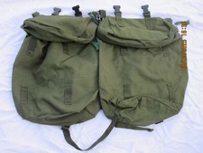 2x Webbing 90 Side Pouches, Olive, Irr, Plce Daypack, Pockets, Mws 91,# 3/25-8
