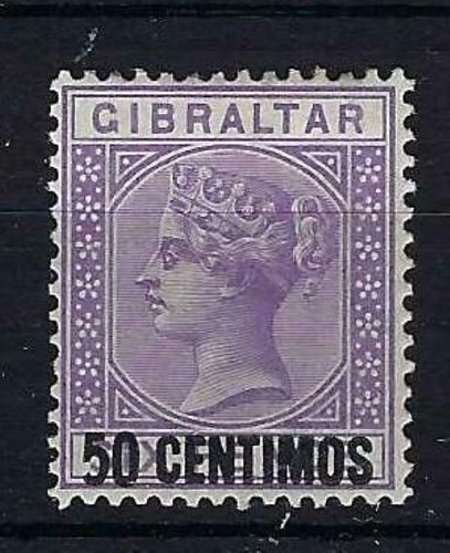 Gibraltar sg20a 1889 - gibraltar,