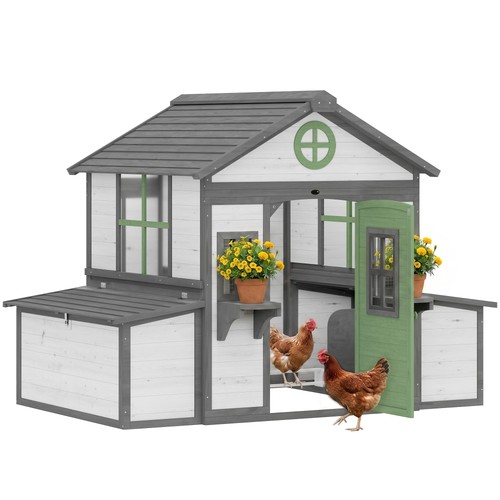 Wooden chicken coop - wooden,