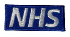 3 X 7 cm - NHS PATCH EMBROIDERED IRON SEW ON CLOTHES BADGE HEALTH CARE
