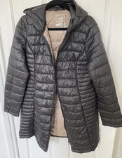 Primark Black Super light packable padded coat UK 14/16