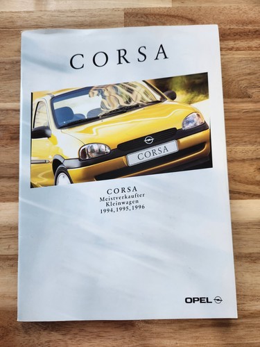Opel corsa sales brochure - opel, ad