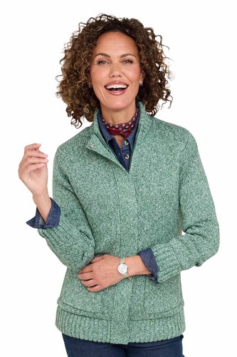 Ladies fleece lined cardigan - ladies,