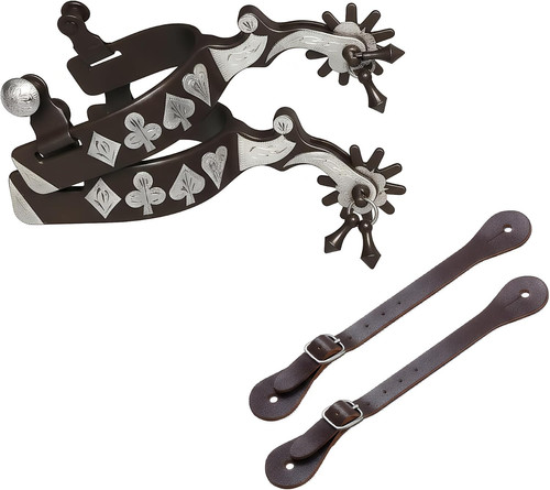2pcs horse spurs for cowboy - spurs,