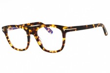 New Tom Ford FT TF5939-B 053 Square Blonde Havana  52 mm Men's Eyeglasses Frame