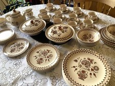 Johnson Brothers Old Granite Jamestown Staffordshire Vintage Dinner & Tea Set 56