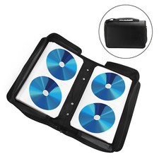 120 Sleeve CD-DVD Blue Ray Disc Carry Case Holder Wallet Storage Ring Organizer
