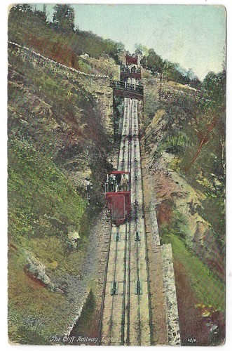 Old british mirror - british, postcard
