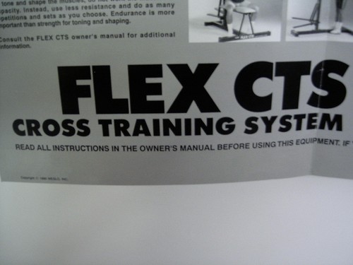 Weslo flex cts cross training - cts,