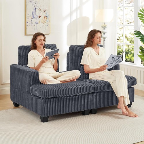 Corduroy reclining modular - corduroy,