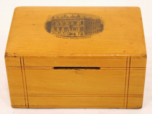 Antique mauchline ware money - antique,