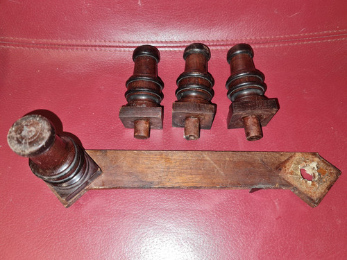 Vintage vienna clock case - vintage, wood