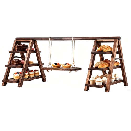 Tier ladder cupcake display - cupcake,
