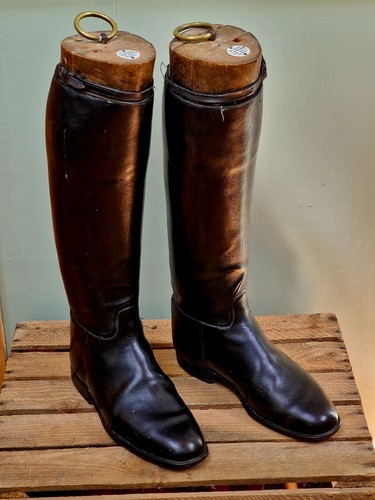 Antique bespoke leather riding - bespoke,