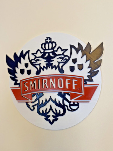 Smirnoff sign plaque - smirnoff, sign/plaque