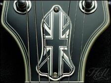 "Union Jack" Diecast Truss Rod Cover. Fits most Gibson Les Paul, SG, many more