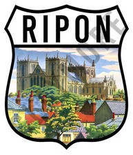 RIPON Yorkshire car sticker