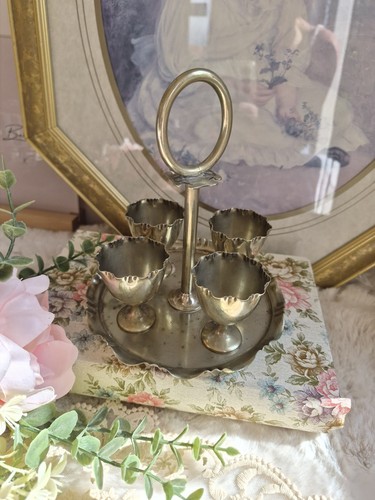 Vintage silver plated egg - vintage, 4