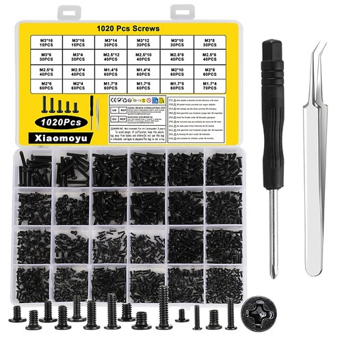 1020 pcs laptop - pcs, screws