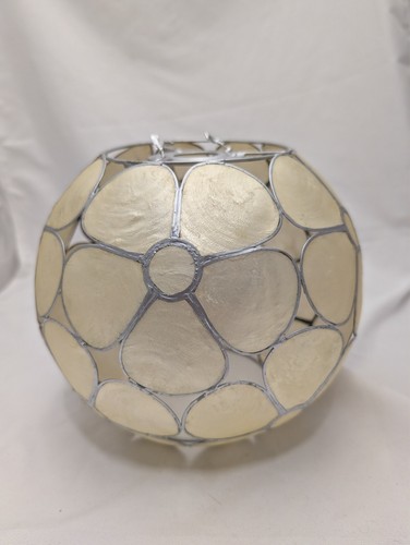 Capiz shell globe - capiz, light
