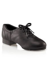 Women's Black Oxford Split Sole Tap Shoes - 6 Wide