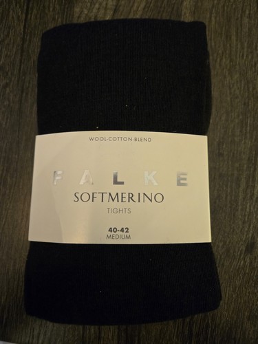 Falke softmerino tights black - softmerino, black-