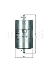 Fuel filter In-Line Filter KL