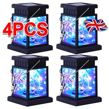 4x Solar Powered LED Lantern