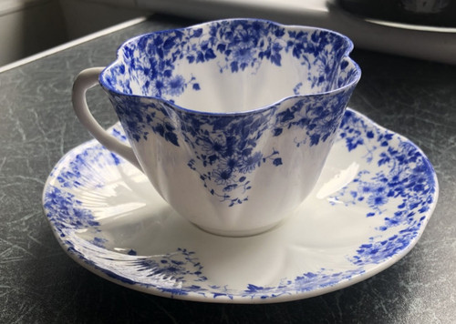 Shelley dainty blue teacup - dainty, &
