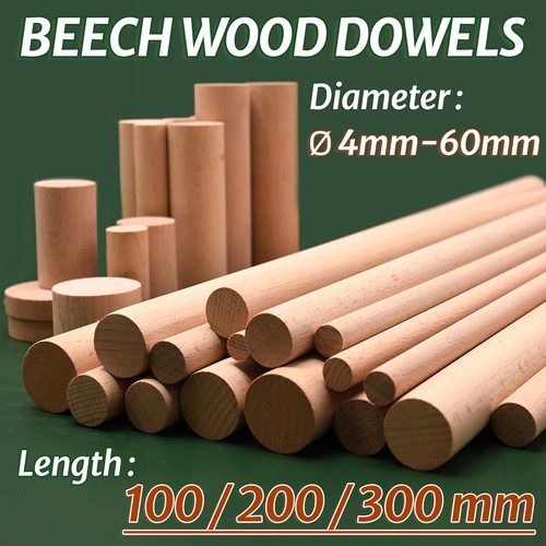 Beech wood dowels smooth - dowels,