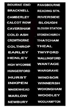 MODEL BUS TRANSFERS 1/76th 1