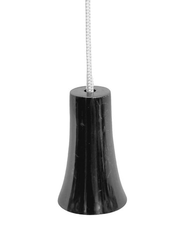 Black contemporary cord pull - ,