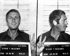 Actor Steve Mcqueen Poses For