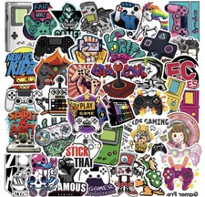 25 X Video Game Stickers