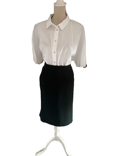 Quality work office skirt - office, dark
